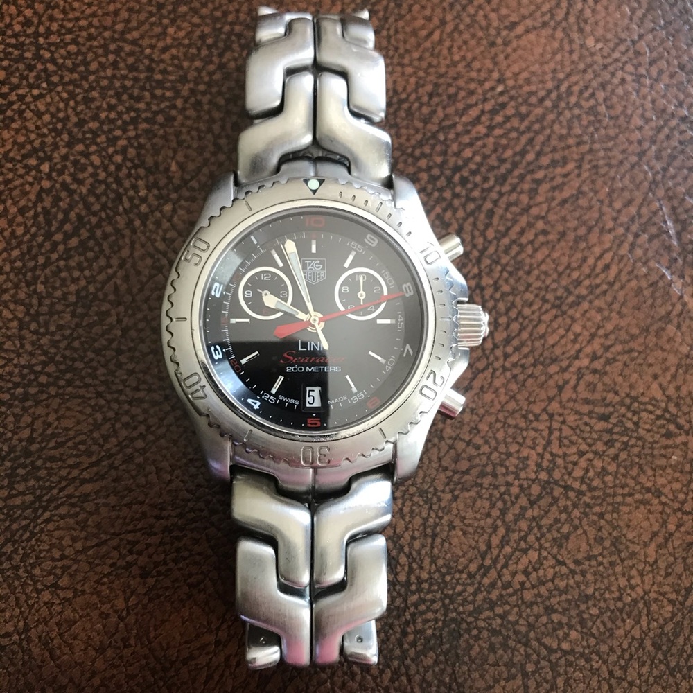 Tag Heuer Link Searacer Chronograph watch